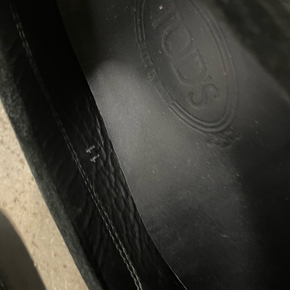 Tods Mens Suede Loafers - Picture 6 of 11